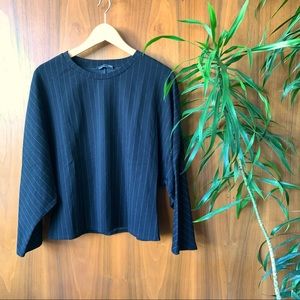 Flattering Pinstripe Winter Top